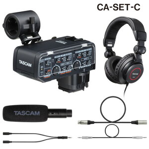 TEAC CA-SET-C �J�����pXLR �}�C�N�A�_�v�^�[CA-XLR2d-C �X�^�[�^�[�Z�b�g �L���m���p TASCAM �u���b�N