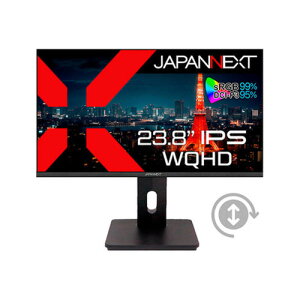 JAPANNEXT 23.8�C���` IPS�p�l������ WQHD(2560x1440)�𑜓x �t�����j�^�[ JN-IPS2380FLWQHD-HSP-N