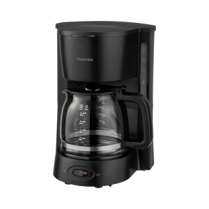 東芝 HCD-5B(K) コーヒーメーカー マルチシャワードリップ採用 ペーパーレスフィルター搭載 ブラック
