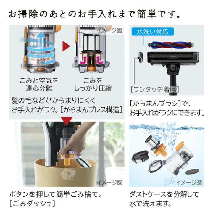 楽天市場】日立 PVYA51 スティッククリーナー ヤマダオリジナルモデル 