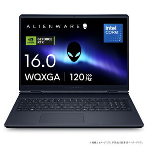 DELL m[gPC Alienware 16 Aurora AC16250 NA66-FN[16^ | WQXGA | Core 7 | 16GB | 1TB | Windows 11 | C^[Xe[ CfBS]