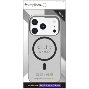 �g���j�e�B iPhone17 Pro MS�Ή� �V���L�[�^�b�`�P�[�X �}�b�g�N���A�u���b�N TR-IP25M3-SA-CLBK