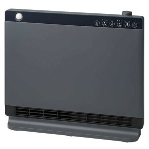 スリーアップ CH-T2563GY ハイブリッド加湿セラミックヒーター ヒートワイドモイスト 加湿量350mL/h 節電・室温センサー付 グレー