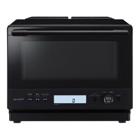 シャープ RE-WF306-B 過熱水蒸気オーブンレンジ 熱風コンベクション機能搭載 フラット庫内 30L ブラック