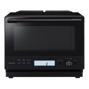 シャープ RE-WF306-B 過熱水蒸気オーブンレンジ 熱風コンベクション機能搭載 フラット庫内 30L ブラック