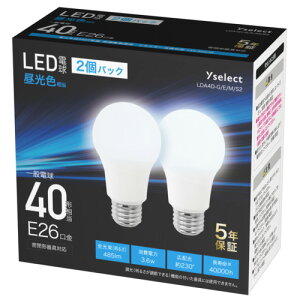 YAMADA SELECT(���}�_�Z���N�g) LDA4D-G�^E�^M�^S2 E26�����^�L�z���^�����F�^�p�b�N��2P LED�d�� �����F