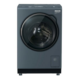 【無料長期保証】AQUA ドラム式洗濯機 左開き 洗濯12kg 乾燥6kg 幅59.5cm 除菌・消臭 泡フルウォッシュ まっ直ぐドラム AQW-DXS12A(LK) ブラック系