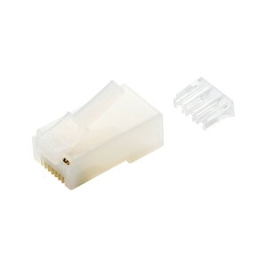 �G���R�� LD-6RJ45T10�^T2 RJ45 LAN�R�l�N�^ Cat6 10�� ���[�h�o�[ �P���E���� ���Ή� �n�[�t�N���A
