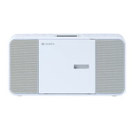 東芝 AX-C250(W) CDラジオ AUREX ワイドFM対応 スリープタイマー機能搭載 ホワイト