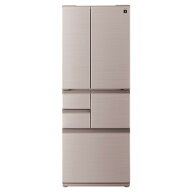 シャープ 冷蔵庫 502L 観音開き 6ドア 幅68.5cm プラズマクラスター 大容量冷凍室 新鮮冷凍 SJX504RN ベ…