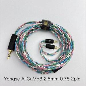 Yongse All CuAg8 2.5-2Pin ���P�[�u�� ���{�⍇���̗p 2.5mm�o�����X 0.78mm-2Pin 120cm+-2cm