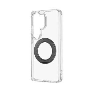 MS�\�����[�V�����Y LN-26SG2CTHMSBK Galaxy S26 Ultra �ϏՌ��n�C�u���b�h�P�[�X �uUTILO Hybrid mag swing�v �N���A�^�u���b�N