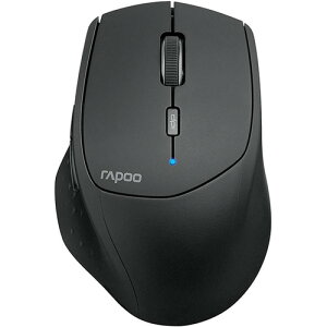 Rapoo MT550G-BK �É� ���C�����X�}�E�X 9�{�^�� Bluetooth�Ή� �ő�4��ڑ��\ Windows Mac ChromeOS�Ή� �u���b�N