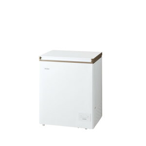 Haier �Ⓚ�� 132L ��J�� 1�h�A ��69.2cm �t�@�����̗p �����s�v �O�ʃ^�b�`������p�l�� �}�Ⓚ�ݒ蓋�� JF-CF13A-W �z���C�g�n