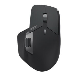 Rapoo MT760M-BK �É�9�{�^���}�E�X ���X�N���[�� Bluetooth ����2.4GHz���Ή� �ő�4��ڑ��\ �u���b�N