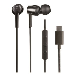 �I�[�f�B�I�e�N�j�J ATH-CKD30C BK USB Type-C�p�C���z�� �_�C�i�~�b�N�^ 10mm�h���C�o�[���� ������DAC���� �}�C�N�t�������R�� �u���b�N