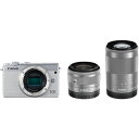 【納期約1〜2週間】【お一人様1台限り】Canon キヤノン EOSM100WH-WZK ミラーレス一眼カメラ 「EOS M100」 ダブルズームキット ホワイ...