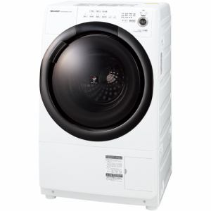 納期約2週間 配送設置商品 SHARP シャープ ES-S7F-WR 新着 ドラム式洗濯乾燥機 最新アイテム 洗濯7.0kg 乾燥3.5kg ホワイト系 右開き ドラム型 ESS7F WR