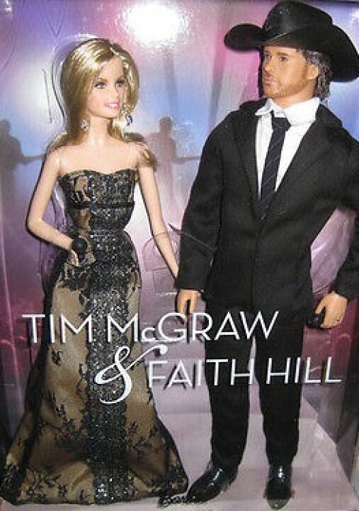 楽天市場】マテル バービー ケン ピンクラベル Tim McGraw & Faith 