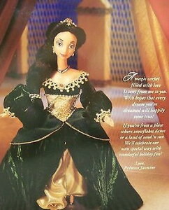 Disney@fBYj[@@Aladdin Holiday 1999 Princess Jasmine Doll @@AW@zf[@1999@vZXWX~@@h[