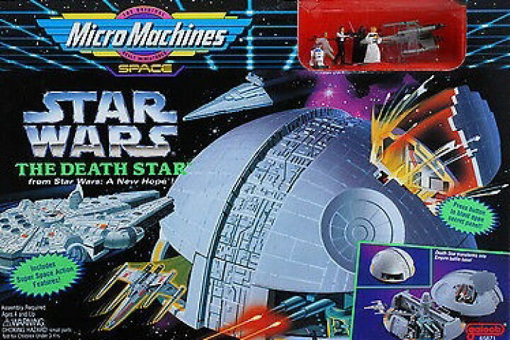楽天市場】MICROMACHINE マイクロマシン スターウォーズ デススター 