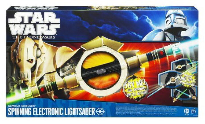 楽天市場】HASBRO ハズブロ スターウォーズ グリーバス将軍 スピニング 