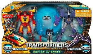 HASBRO nYu gXtH[}[ BATTLE IN SPACE Rodimus vs Cyclonus ogCXy[X fB}XvsTCNiX