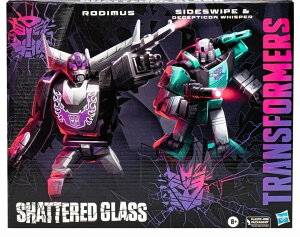 HASBRO �n�Y�u�� �g�����X�t�H�[�}�[ SHATTERED GLASS RODIMUS SIDESWIPE �V���b�^�[�h�O���X ���f�B�}�X �T�C�h�X���C�v �t�B�M���A�@�@�@�@�@�ό`�@�g�����X�t�H�[���@���{�b�g�@�f�B�X�v���C�@�R��