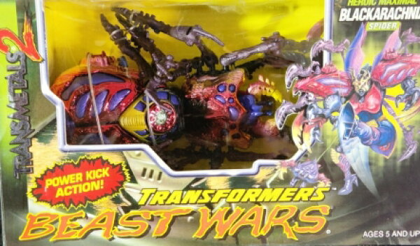 HASBRO ハズブロ トランスフォーマー Beast Wars Transmetal 2 Blackarachnia ビーストウォーズ ブラックアラクニア フィギュア　　　　　　　　　　　　変形　虫　蜘蛛　クモ　トランスフォーム　ロボット　ディスプレイ　コレクション