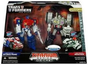 HASBRO nYu gXtH[}[ War Within Titanium Series Die-Cast Optimus Prime VS Megatron `^jEV[Y _CLXg IveB}XvCVSKg tBMA@@@@@@@@@ό`@