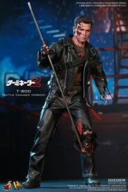 1/6 HOT TOYS ホットトイズ ムービーマスターピース DX ターミネーター2 T-800 バトルダメージ版