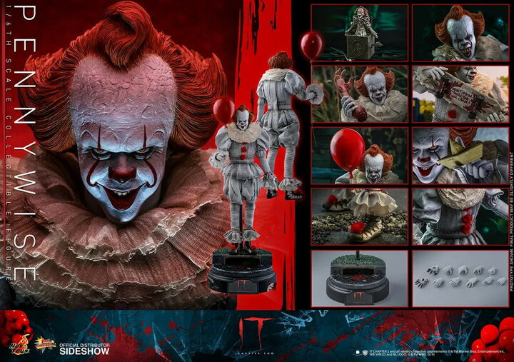楽天市場】1/6 HOT TOYS ホットトイズ IT イット ペニーワイズ 