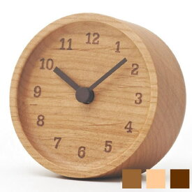 【4/25は全品ほぼP10倍♪】タカタレムノス 置き時計 Lemnos レムノスMUKU desk clock ムク デスク クロック LC12-05 置度計 木目 ナチュラル カントリー 時計 おしゃれ 人気 デザイン インテリア 雑貨 北欧 クロック