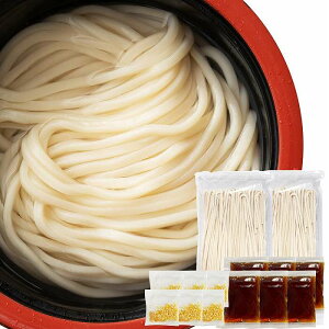 【送料無料ポスト投函Y】釜あげうどん 6食 3食セット×2 小分け | うどん 釜揚げ 麺 UDON ヌードル 和食 食品 グルメ 小麦 甘口 宮崎 宮崎名物 薬味入り つゆ入り セット 簡単 即席 国産 ギフト
