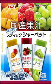 【16袋】しんこう スティックシャーベット9本入