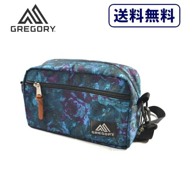 楽天市場 P2倍8 時 24時限定 正規品 送料無料 Gregory グレゴリー Pad Shoulder Pouch M ブルー 花柄 ショルダーバッグ 653 0457 Allecore アレコレ 楽天市場店