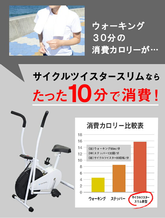 楽天市場】【公式】サイクルツイスタースリム 新型 最新版 全身運動 