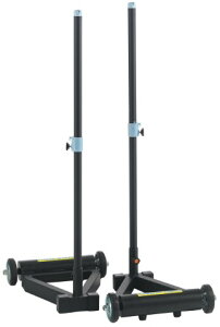 【10/30(木)8〜13時限定 ポイント2倍+LINEクーポン】三和体育 バドミントン支柱S 移動式 学校 体育用品 送料無料 S-4460