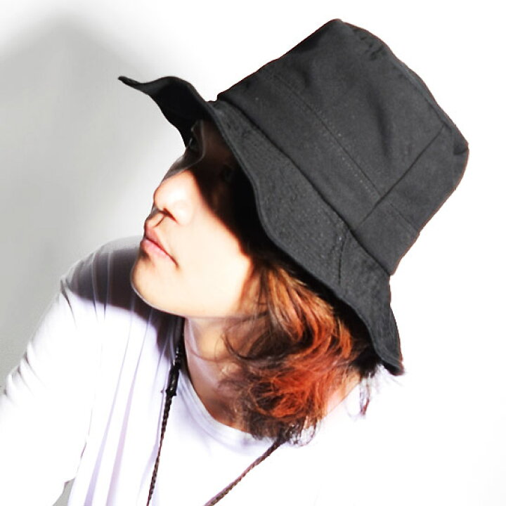 楽天市場 バケットハット メンズ ワークハット メンズ つば広ハット インポート 男 帽子 個性的 V系 ヴィジュアル系 モード系 ストリート系 ファッション 衣装 大人 ユニセックス メンズファッション レディース ブラック 黒 お兄系 Alleglo クローズ30スタイル