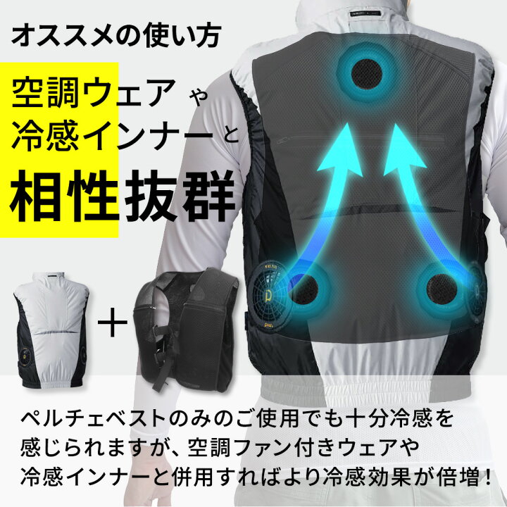 楽天市場】[ 母の日 無料ラッピング対象 ] 最新モデル ペルチェベスト 