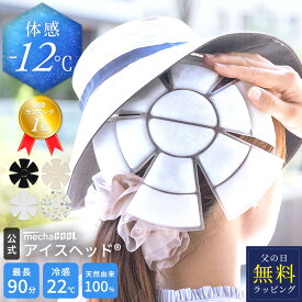 【2点目80%OFF★2点購入で】 [ 父の日 無料ラッピング対象 まだ間に合う ] アイスヘッド（登録商標）公式 ＼めざましTVやZIP!で紹介／ 楽天1位 暑さ対策 グッズ 熱中症対策 帽子 保冷剤 熱中症対策グッズ めちゃクール 22 子供 大人 キッズ ズー [MCIH] 頭 冷却 フェス