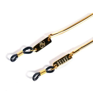 9FIVE �i�C���t�@�C�u 24k Gold Snake Chain Eyewear Lanyard U1255-C01S01 �T���O���X