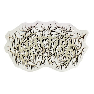 SPITFIRE Xsbgt@CA DEATHMASK STICKER WHITE/BLACK/CLEAR (M) U4709-C01S01 XebJ[