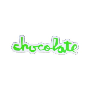 CHOCOLATE `R[g CHUNK STICKER 3h (NEON GREEN) XebJ[