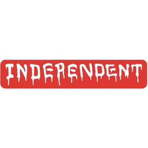 INDEPENDENT CfByfg INDEPENDENT VANDAL STICKER 6h (RED) XebJ[ V[