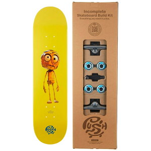 PUSH SKATEBOARD vbV XP[g{[h PLYWOOD GUY FP YELLOW 7.25 LbYTCY XP[g{[h LbYpRv[g i
