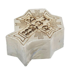 DOGTOWN �h�b�O�^�E�� DOG TOWN CROSS LOGO SKATE WAX WHITE �X�P�[�g�{�[�h ���b�N�X