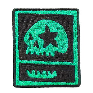 MAGICAL MOSH MISFITS �}�W�J�����b�V���~�X�t�B�b�c MxMxM �h�N�����b�y�� EMELRALD GREEN 5cm ���b�y�� �p�b�`