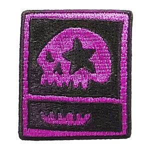 MAGICAL MOSH MISFITS �}�W�J�����b�V���~�X�t�B�b�c MxMxM �h�N�����b�y�� PUPLE 5cm ���b�y�� �p�b�`