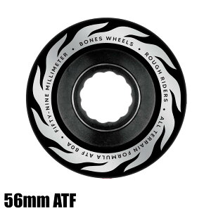 BONES WHEELS {[Y EB[ ATF ROUGH RIDERS RUNNERS ETERAL FLAME BLACK 56mm 80A (\tgEB[) XP[g{[h EC[